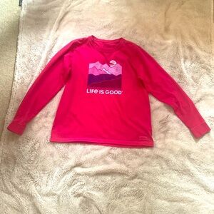 Life is Good long sleeve tee size L